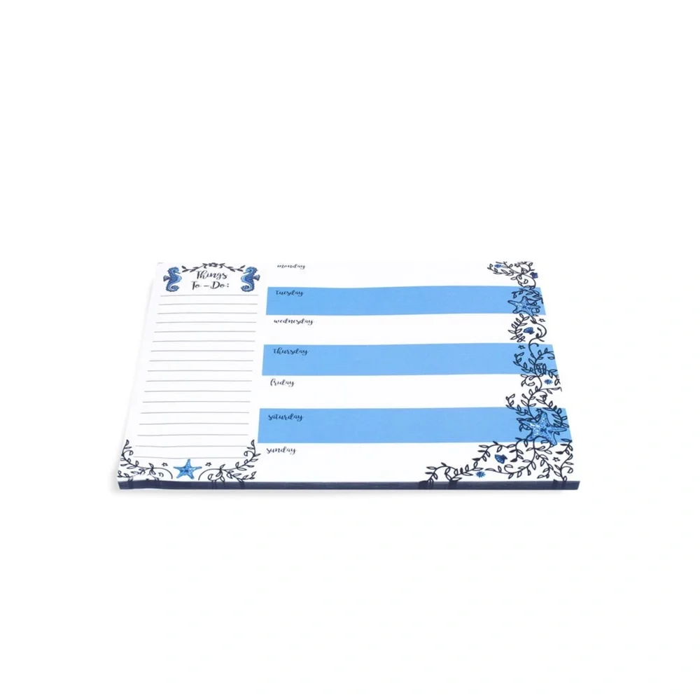 Vera Bradley Weekly To-Do Notepad- Seahorse of Course
